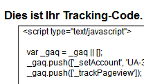 Google-Analytics-Tracking-Code